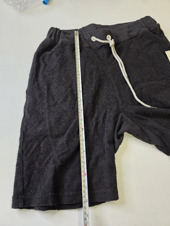 Frank & Oak x CWST Men’s Textured cotton fabric  Drawstring Shorts - Picture 9 of 11